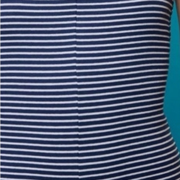 Zara Navy and White Striped Romper - Picture 4 of 7